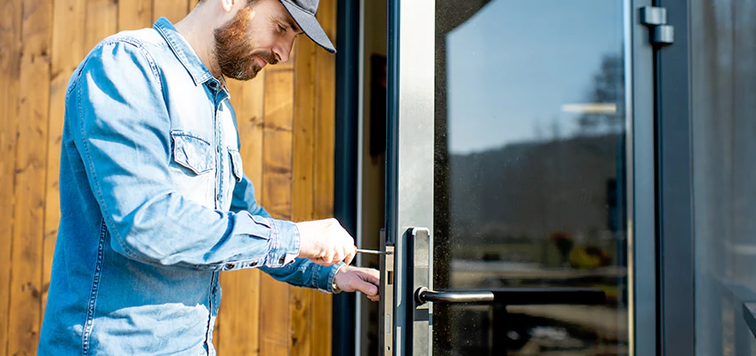 Frameless Glass Storefront Door Locks Replacement in Highland, CA